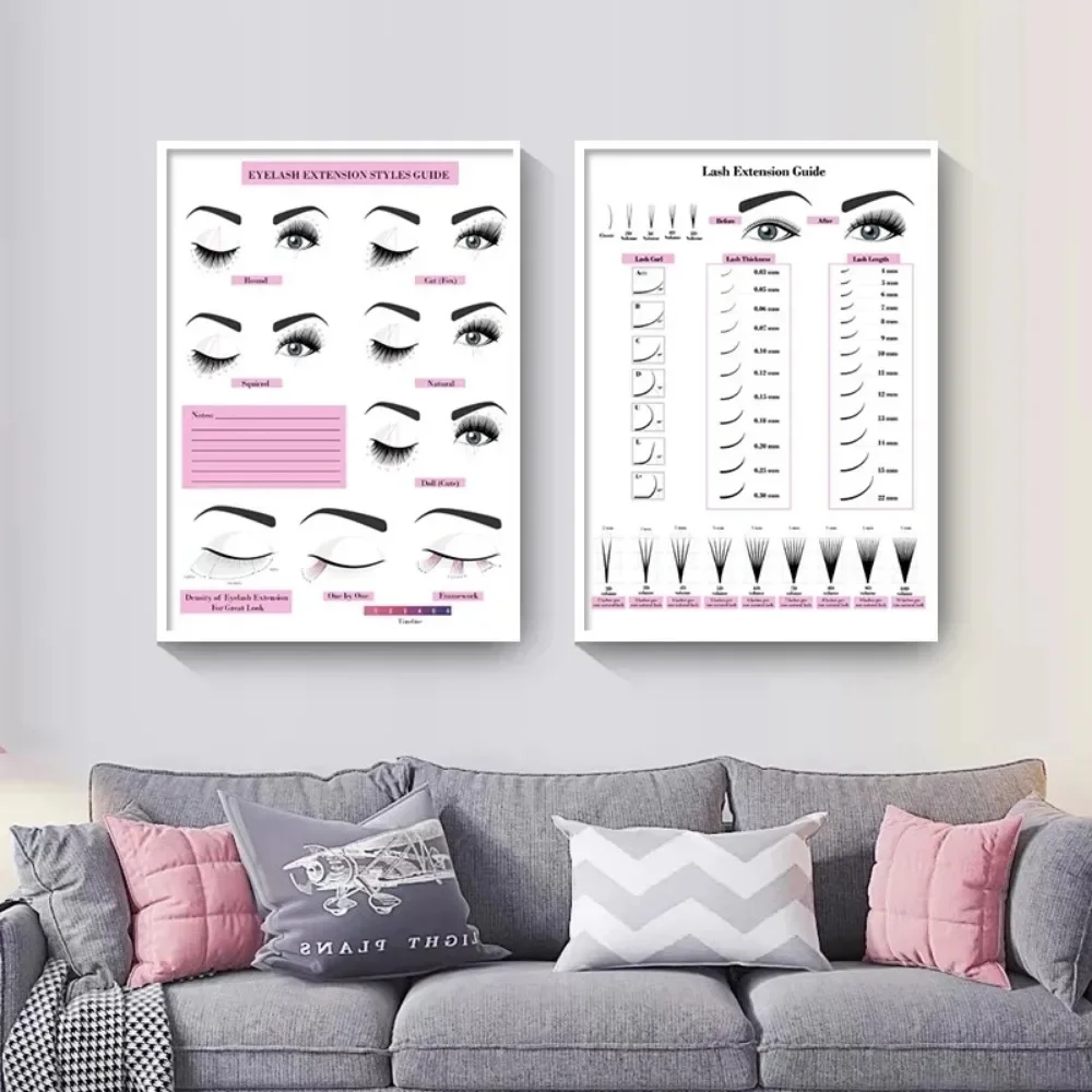 Leinwand Malerei HD Druck Wand – Eyelash Extension Guide Bewertung und Preis