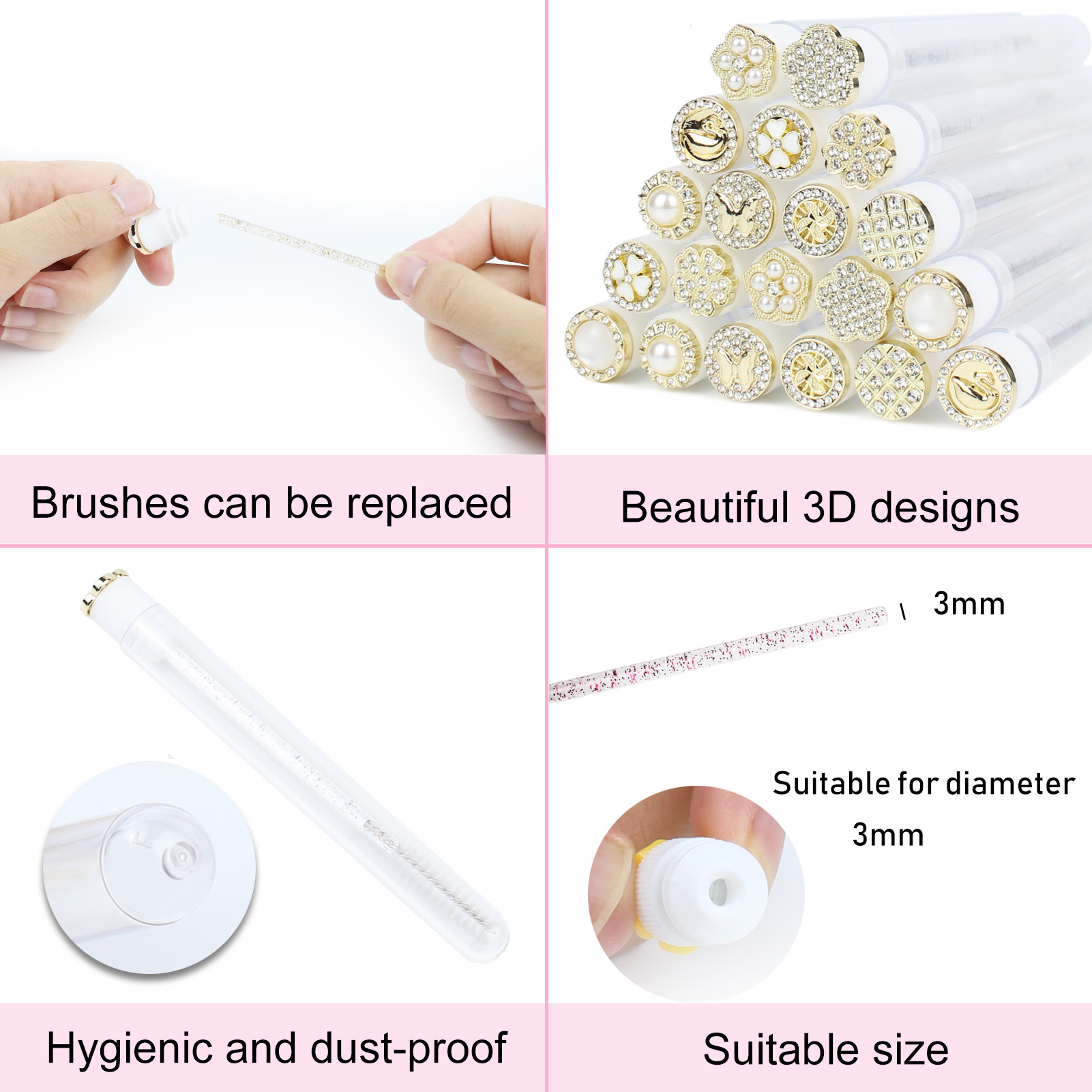 Mascara Wands Tube 30 Stück wi – Eyelash Extension Vendor Bewertung und Preis